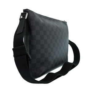 Louis Vuitton Shoulder Bag Black Graphite Mick Damier